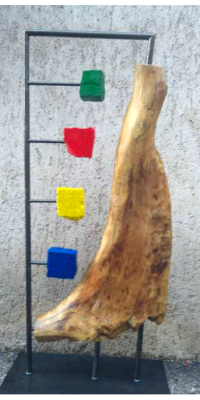 2021.06. "Equilibrio Cromatico" - cm 133 x 64 x 30
